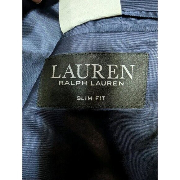 Ralph Lauren Black Label Blue Wool Sport Coat Blazer 40 Long - Picture 4 of 8